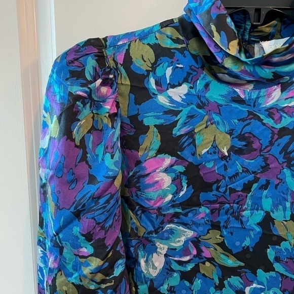 RONNY KOBO Annika Floral High Neck Mini Dress - Picture 8 of 16